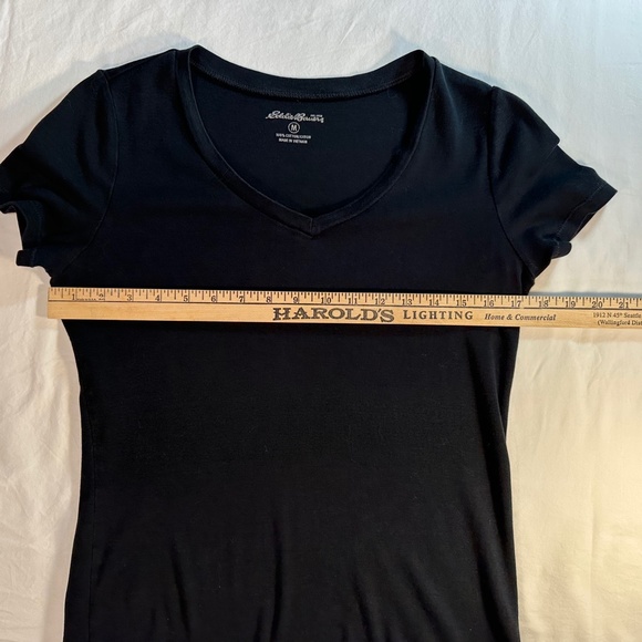 Eddie Bauer Black Cotton Short Sleeve T Shirt - M - Picture 6 of 8